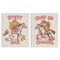 Stupell Industries Pastel Cowgirl Phrases 2pc Canvas Wall Art Set Design by Victoria Barnes